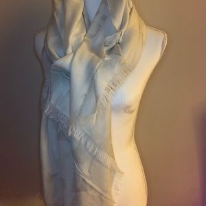 Coach lightweight signature shawl silk scarf
